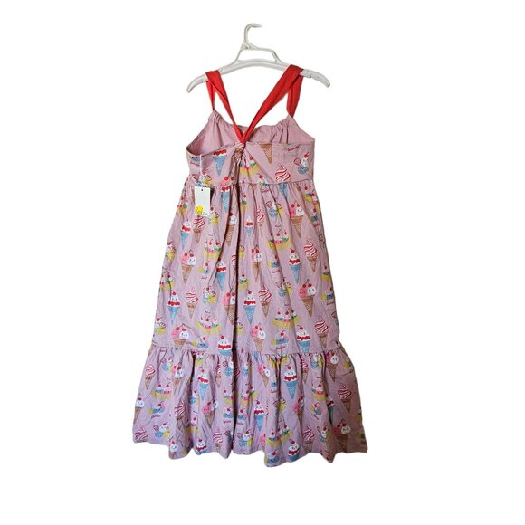 Mini Boden Tiered Jersey Maxi Dress French Pink Ice Cream Girls 11 12 Years NWT - Picture 11 of 11
